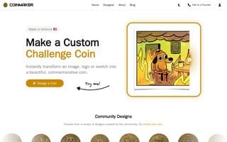 Screenshot of coinmaker.ai