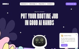 Screenshot of commercy.ai