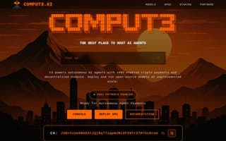 Screenshot of comput3.ai