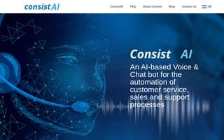 Screenshot of consist.ai