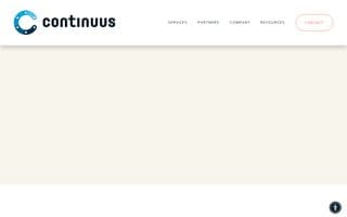 Screenshot of continuus.ai