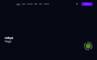 Screenshot of corley.ai