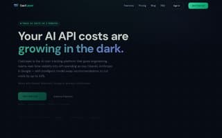 Screenshot of costlayer.ai