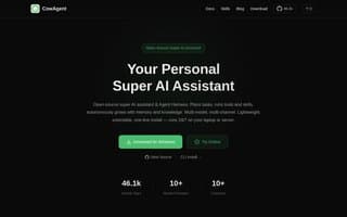Screenshot of cowagent.ai
