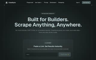 Screenshot of crawlbyte.ai