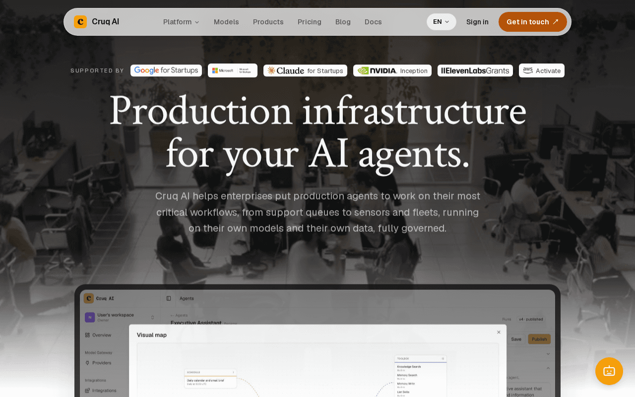 Screenshot of cruq.ai