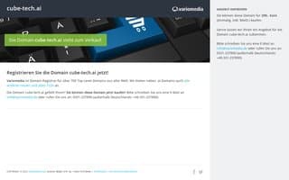 Screenshot of cube-tech.ai