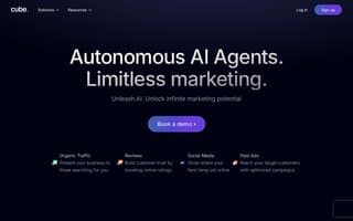 Screenshot of cubehq.ai