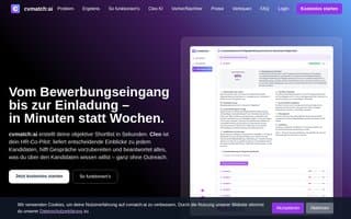 Screenshot of cvmatch.ai