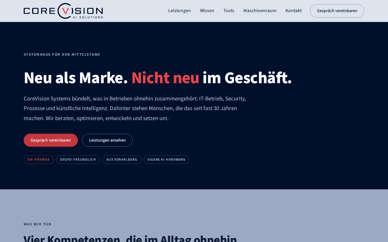 Screenshot of cvsystems.ai