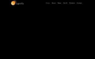 Screenshot of cygnify.ai