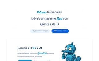 Screenshot of d-code.ai
