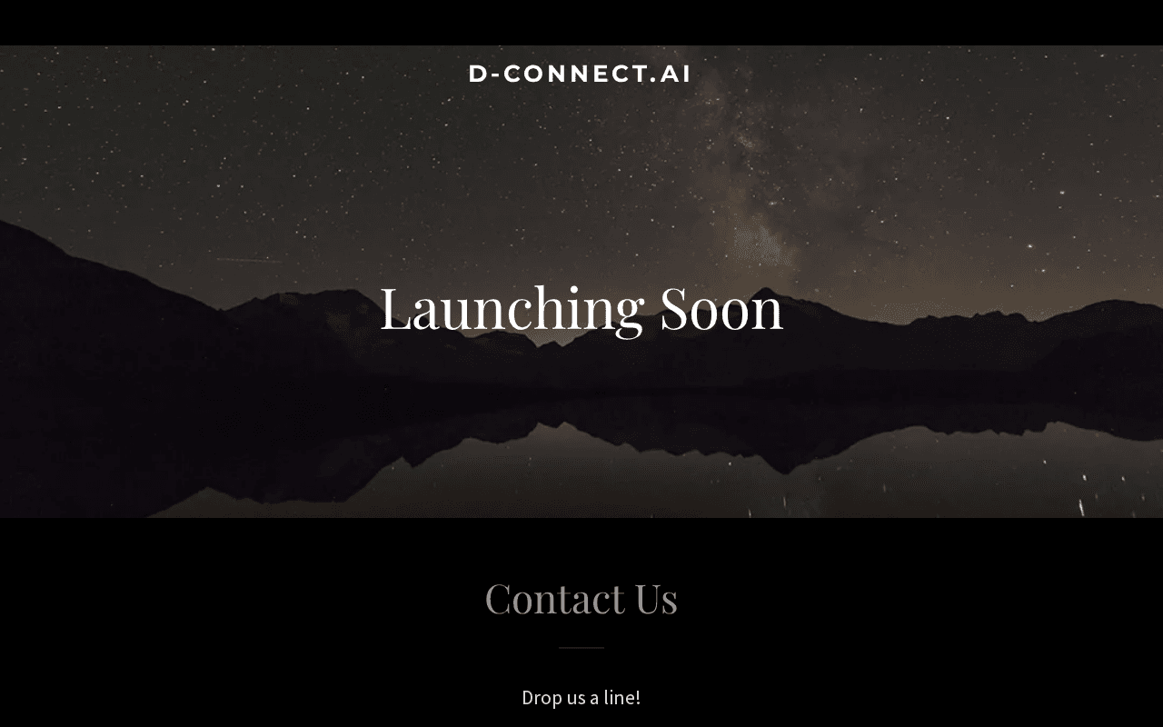Screenshot of d-connect.ai