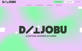Screenshot of daijobu.ai