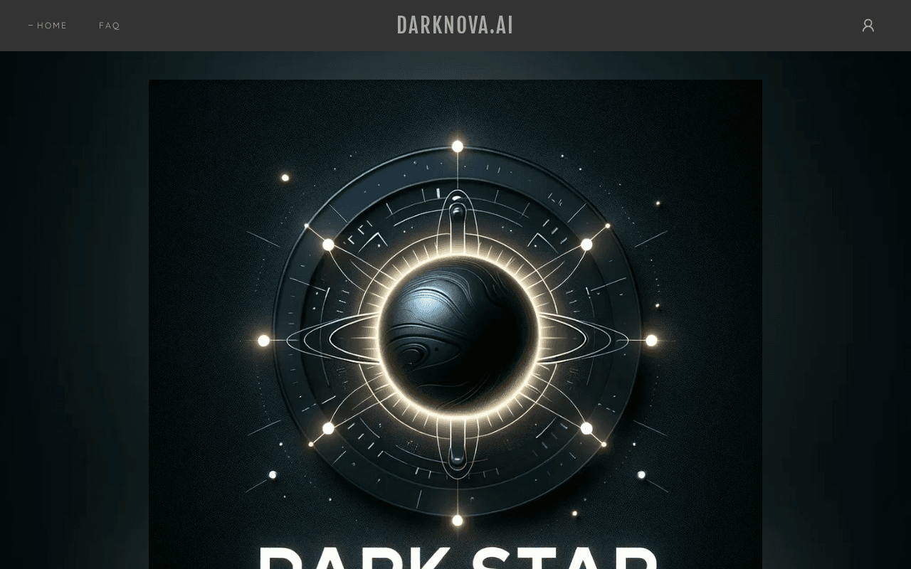 Screenshot of darknova.ai
