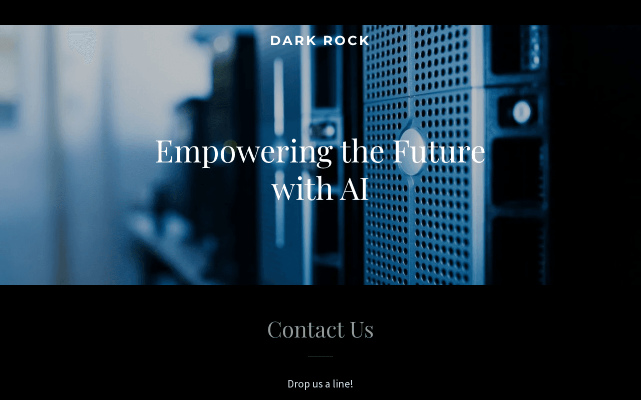 Screenshot of darkrock.ai