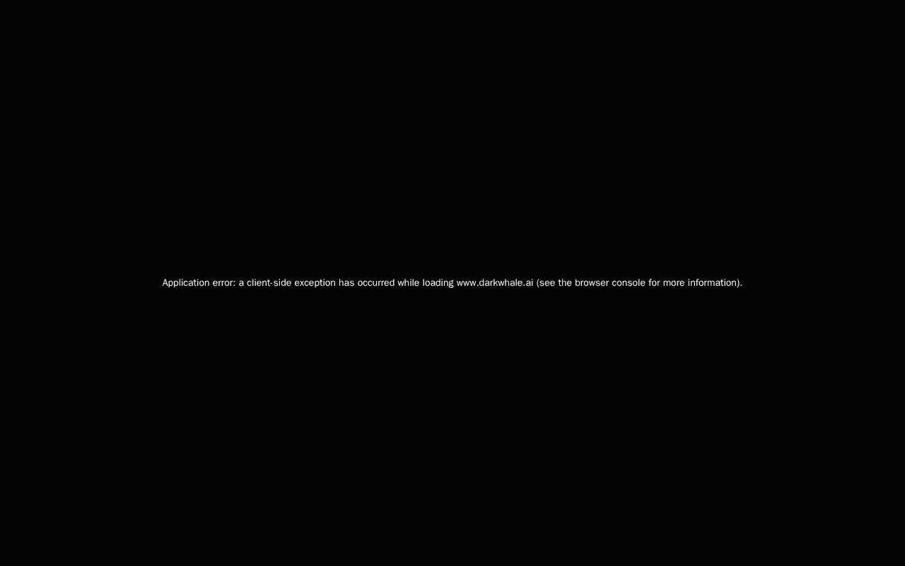 Screenshot of darkwhale.ai