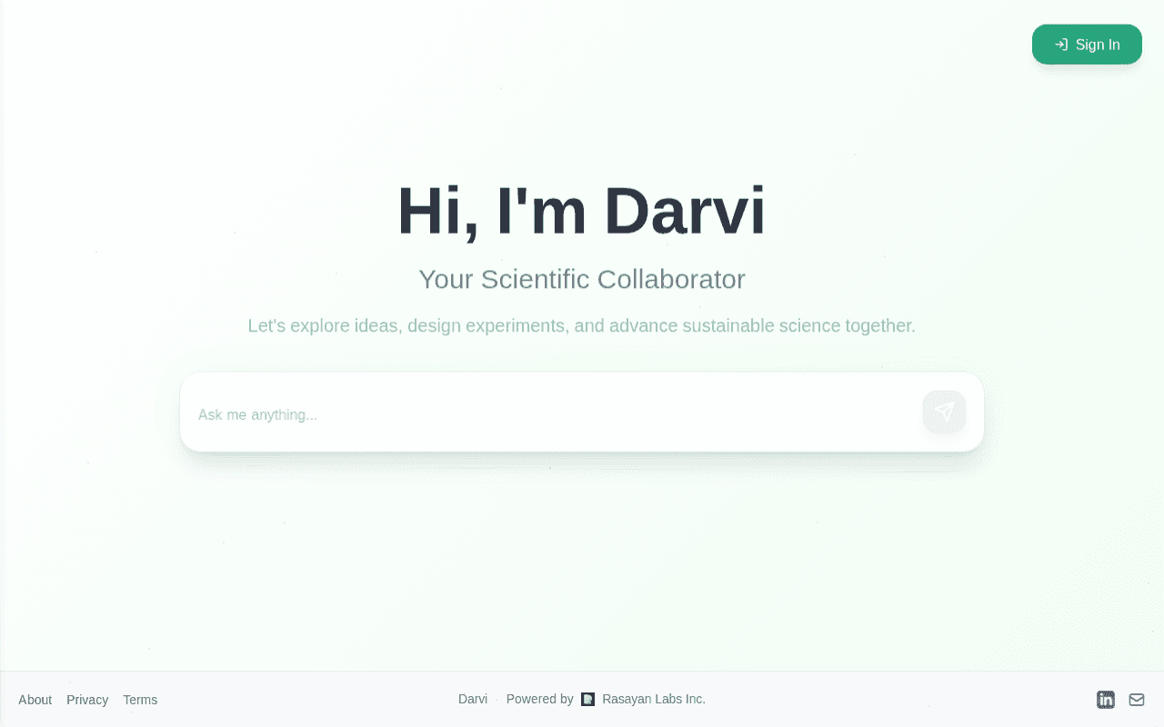 Screenshot of darvi.ai