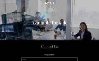 Screenshot of dataio.ai
