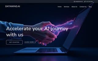 Screenshot of datawind.ai