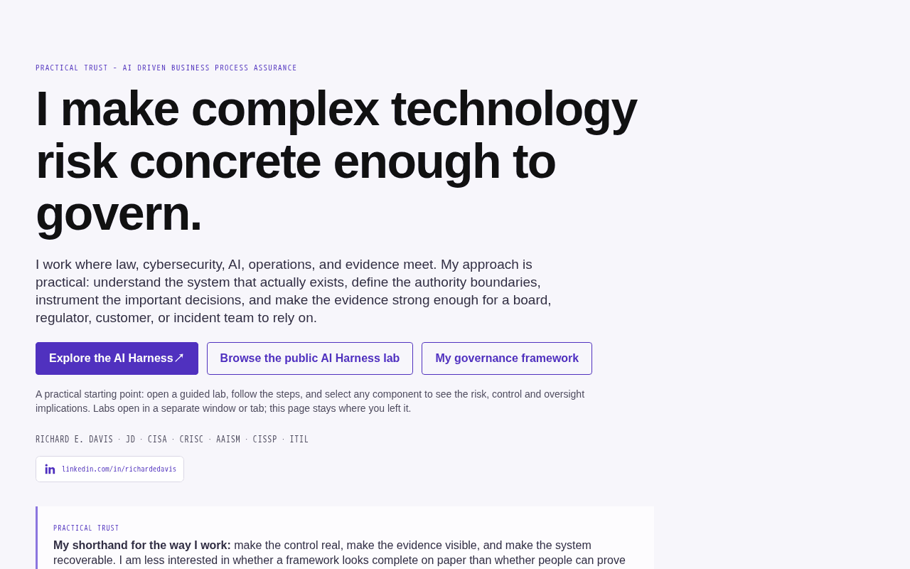 Screenshot of davisaigov.ai