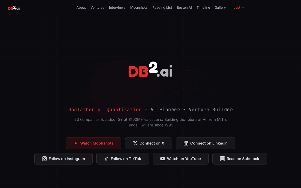 Screenshot of db2.ai