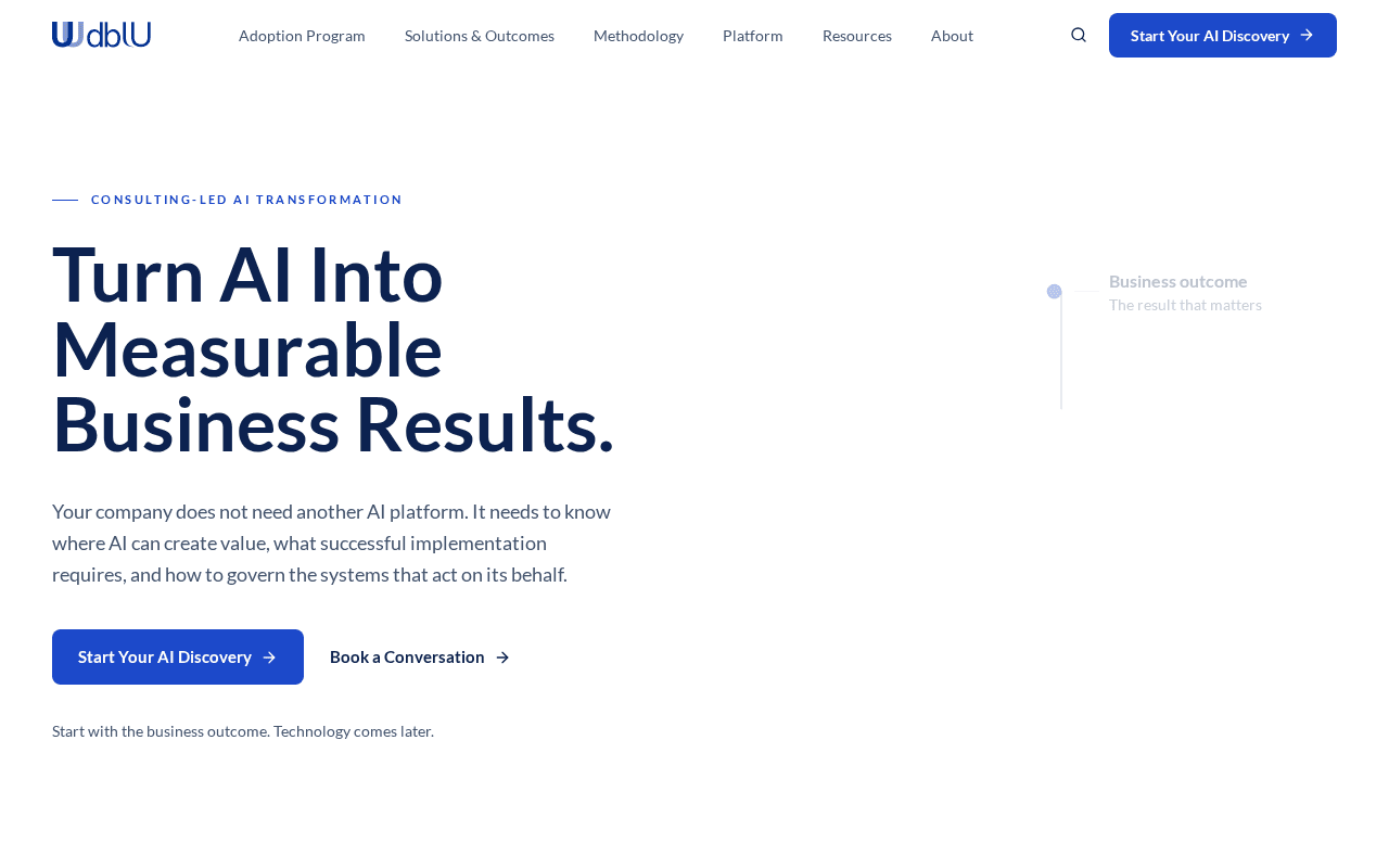 Screenshot of dblu.ai