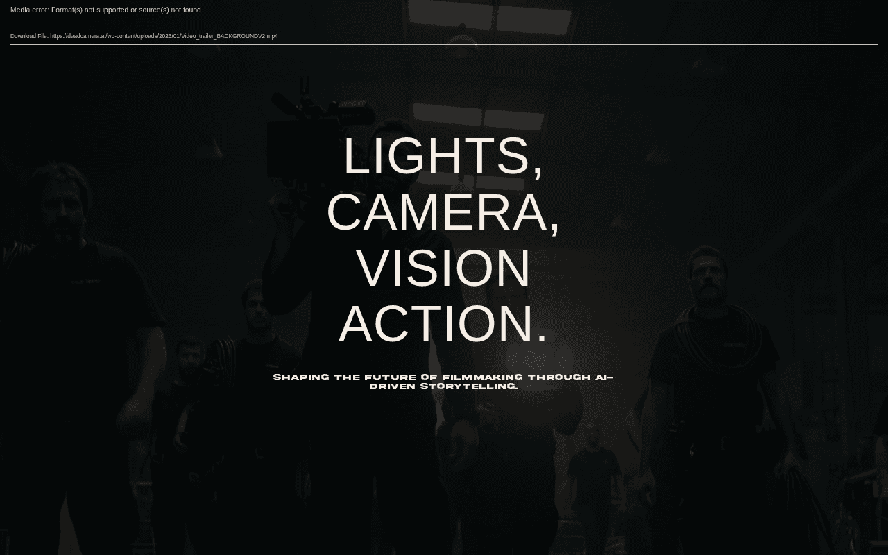 Screenshot of deadcamera.ai