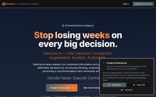 Screenshot of deecee.ai