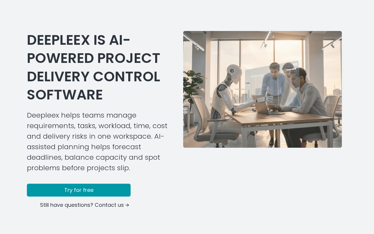 Screenshot of deepleex.ai