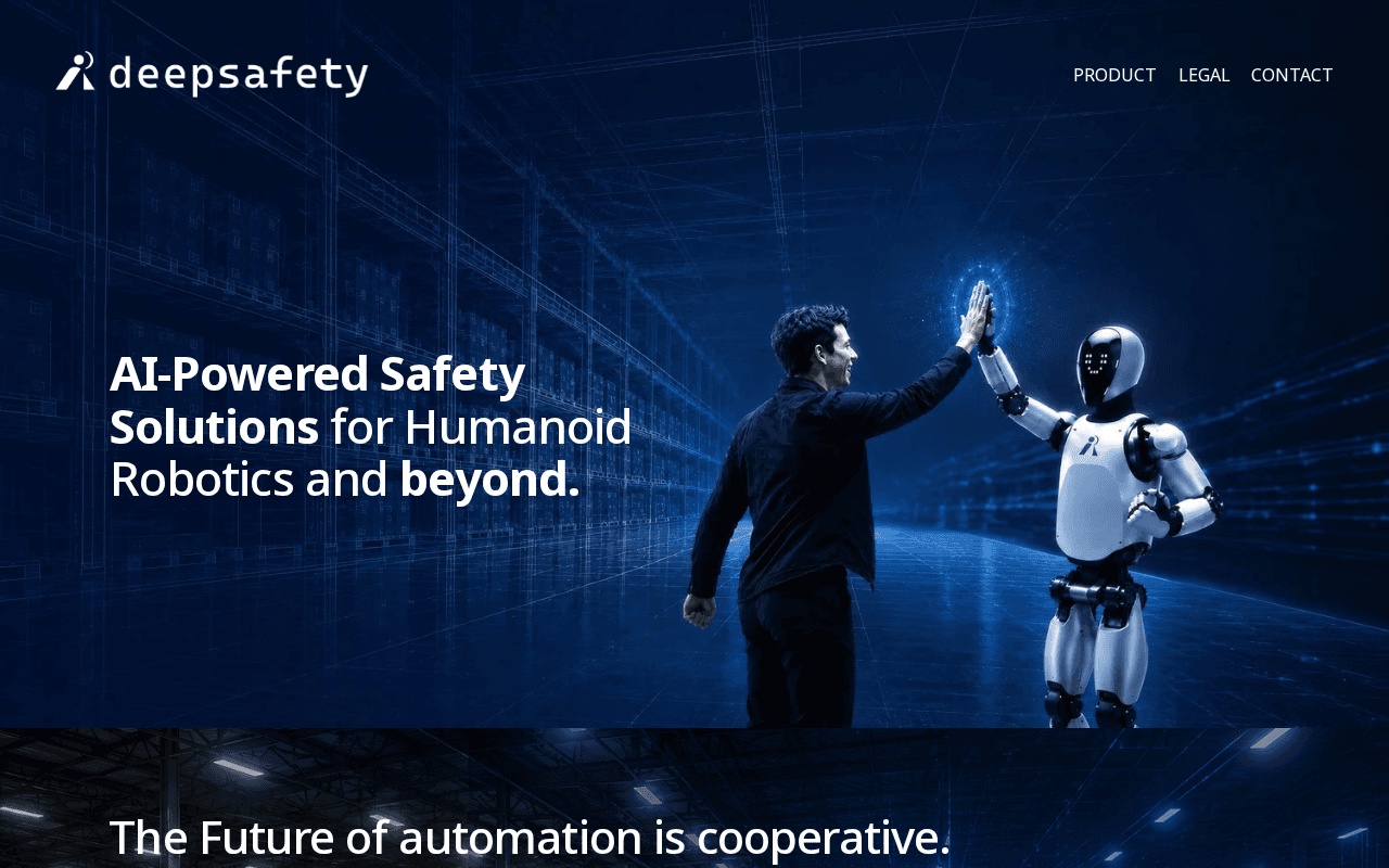 Screenshot of deepsafety.ai