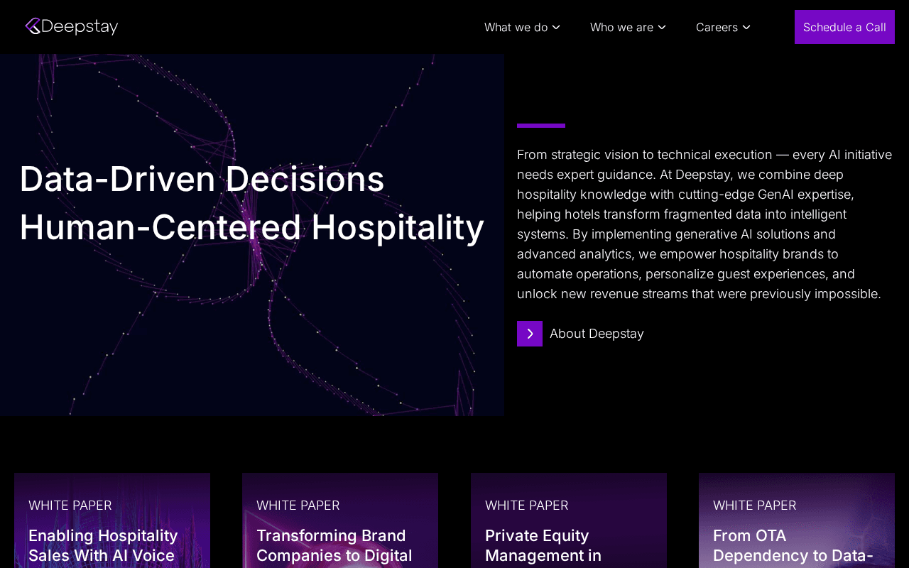 Screenshot of deepstay.ai