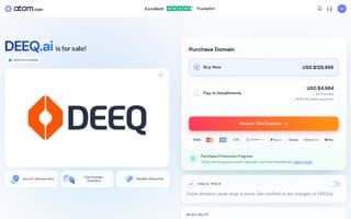 Screenshot of deeq.ai