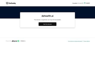 Screenshot of dehealth.ai