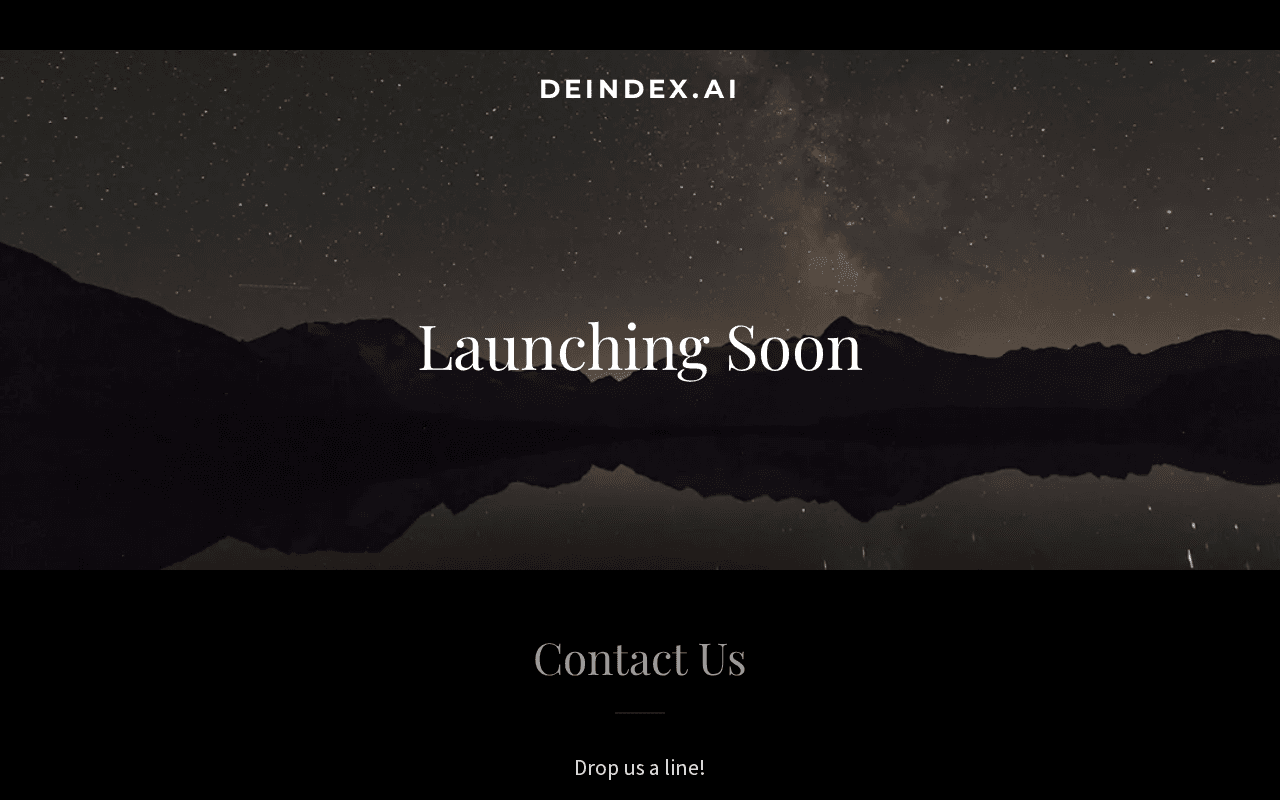 Screenshot of deindex.ai
