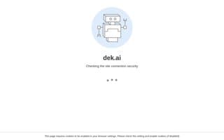 Screenshot of dek.ai