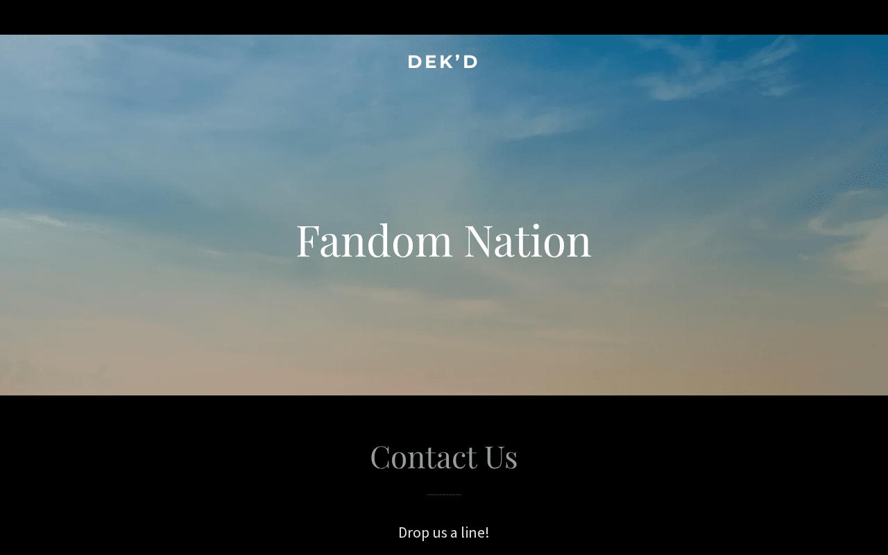 Screenshot of dekd.ai