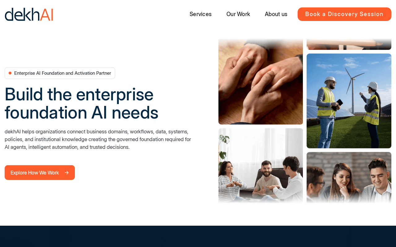 Screenshot of dekh.ai