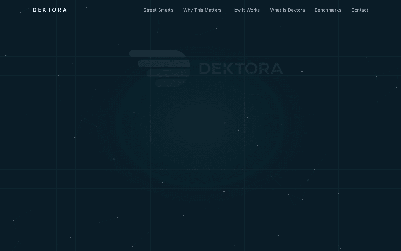 Screenshot of dektora.ai