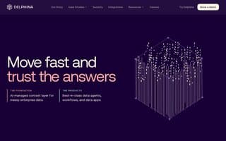 Screenshot of delphina.ai