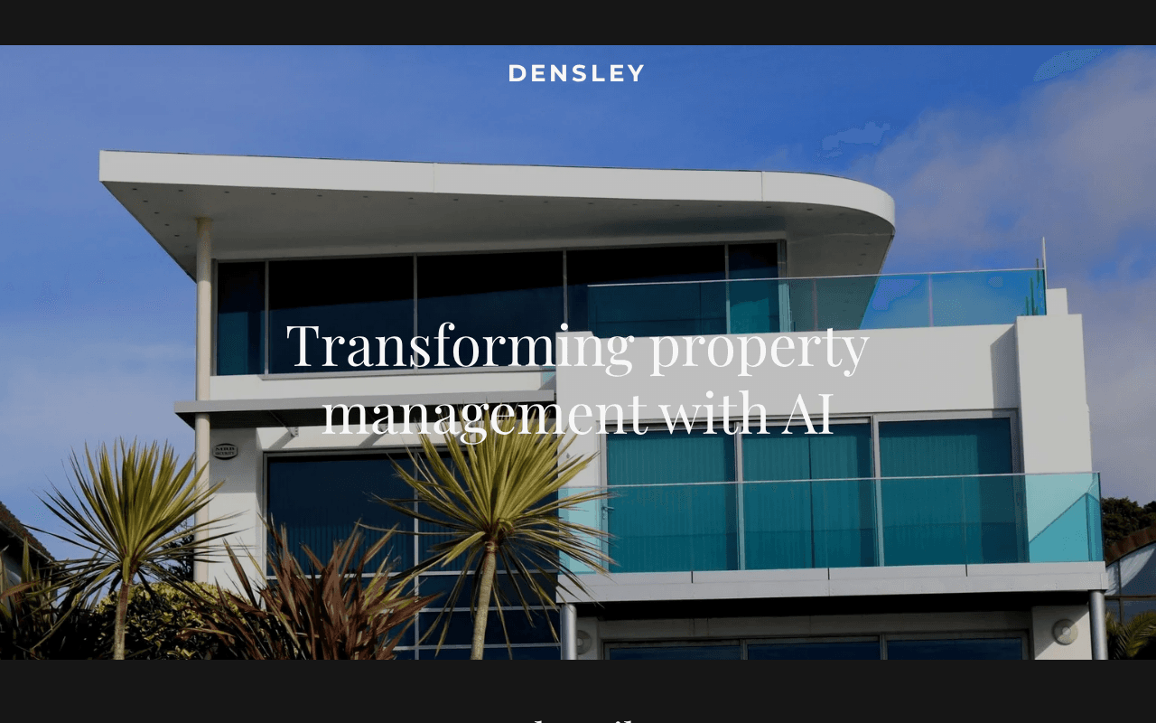 Screenshot of densley.ai