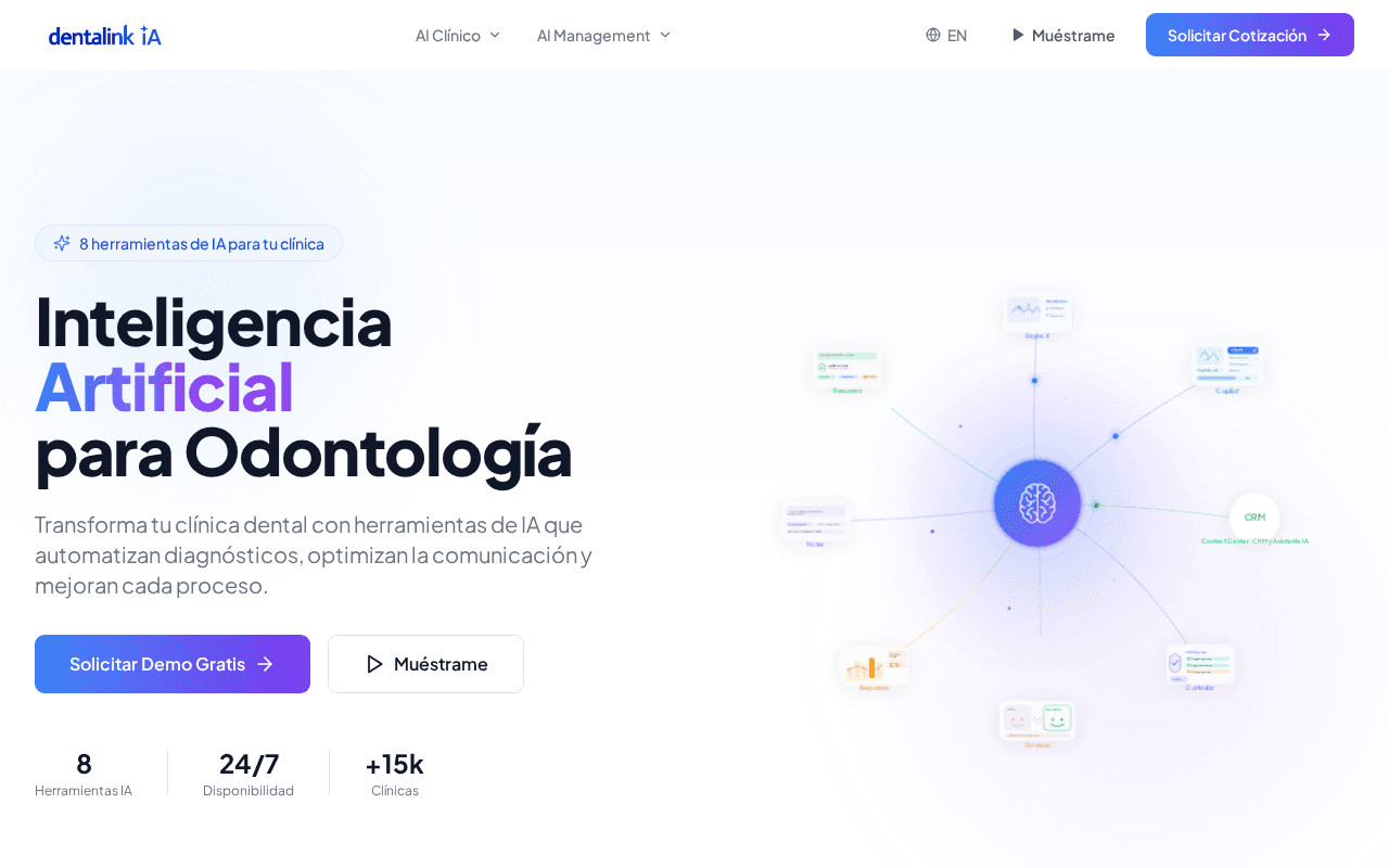 Screenshot of dentalink.ai