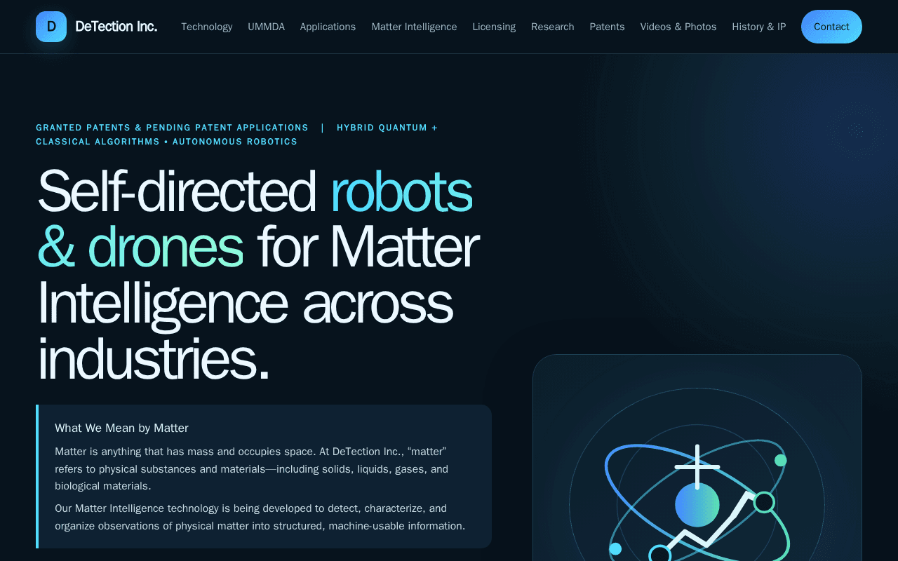 Screenshot of detec.ai