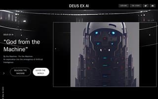 Screenshot of deusex.ai