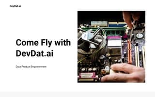 Screenshot of devdat.ai