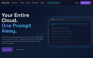 Screenshot of devopsx.ai
