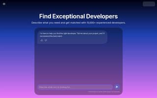 Screenshot of devseekr.ai