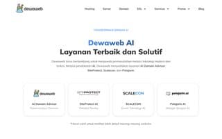 Screenshot of dewaweb.ai