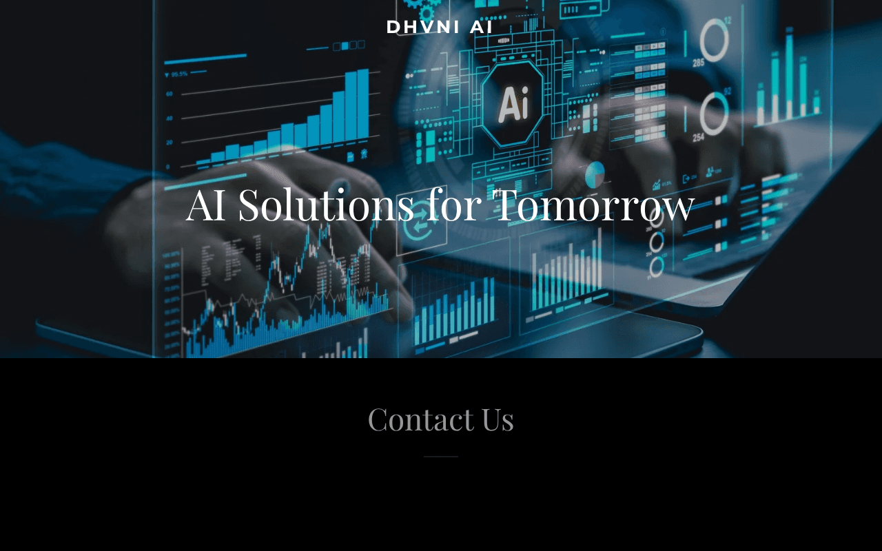 Screenshot of dhvni.ai