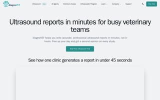 Screenshot of diagnovet.ai